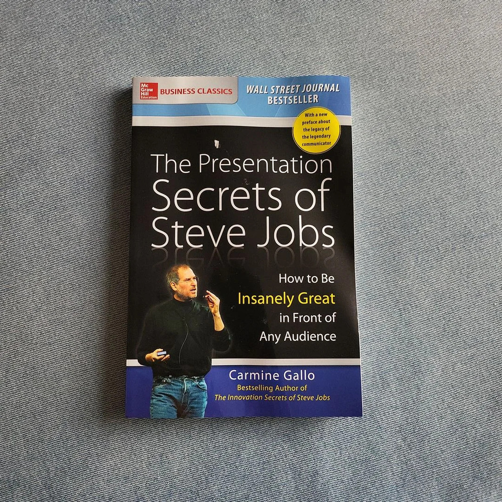 The presentation secrets of steve jobs (Carmine Gallo)