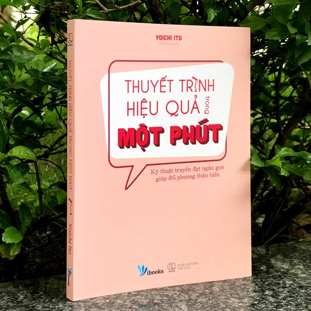 Cuốn sách “Thuyết trình hiệu quả trong một phút” là cách tận dụng khả năng giao tiếp ngắn gọn, để truyền đạt thông tin nhanh chóng, hiệu quả